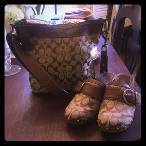 Coach purse and matching shoes
